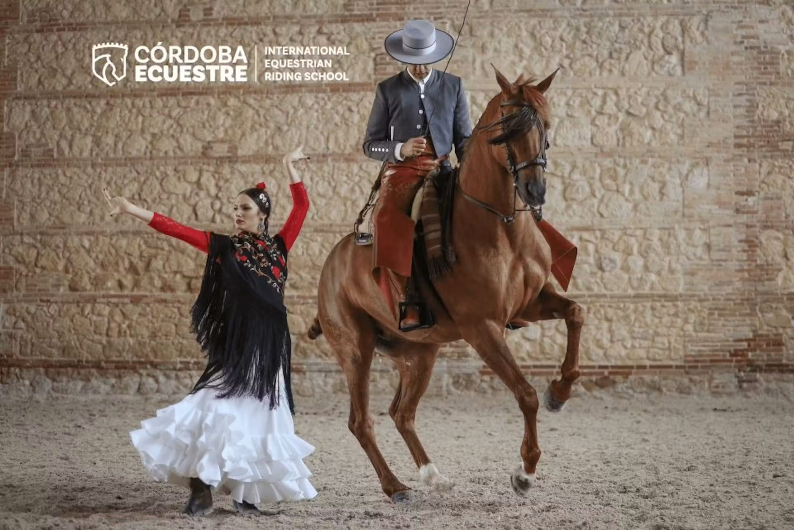 Espectáculo ecuestre en Caballerizas Reales